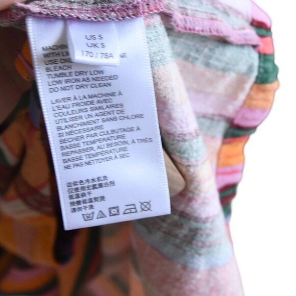 Urban Outfitters Flashing Light Multi Color Wrap Dress Size Small - Picture 6 of 9